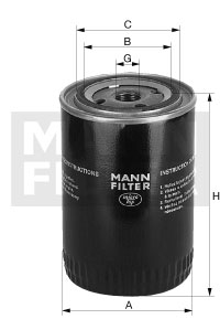 Mann Filter Schraubölfilter, W 7050